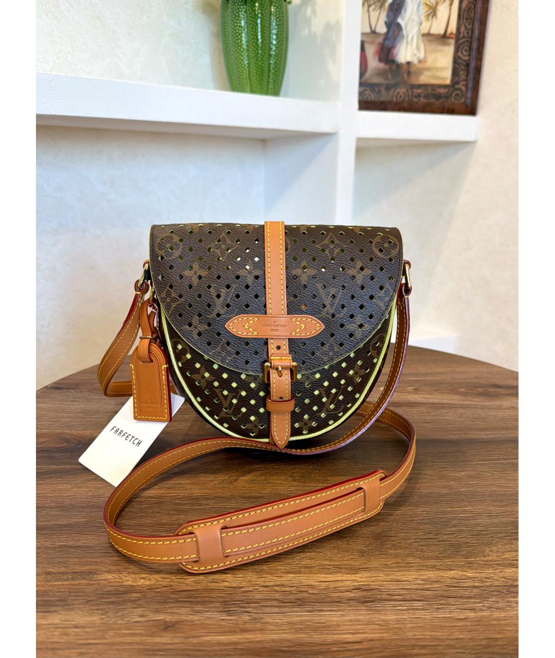 LOUIS VUITTON Коричневая сумка через плечо, фото 2
