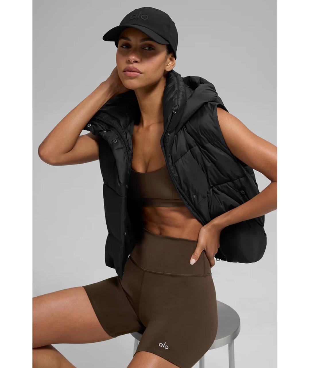 ALO YOGA Черный жилет, фото 5
