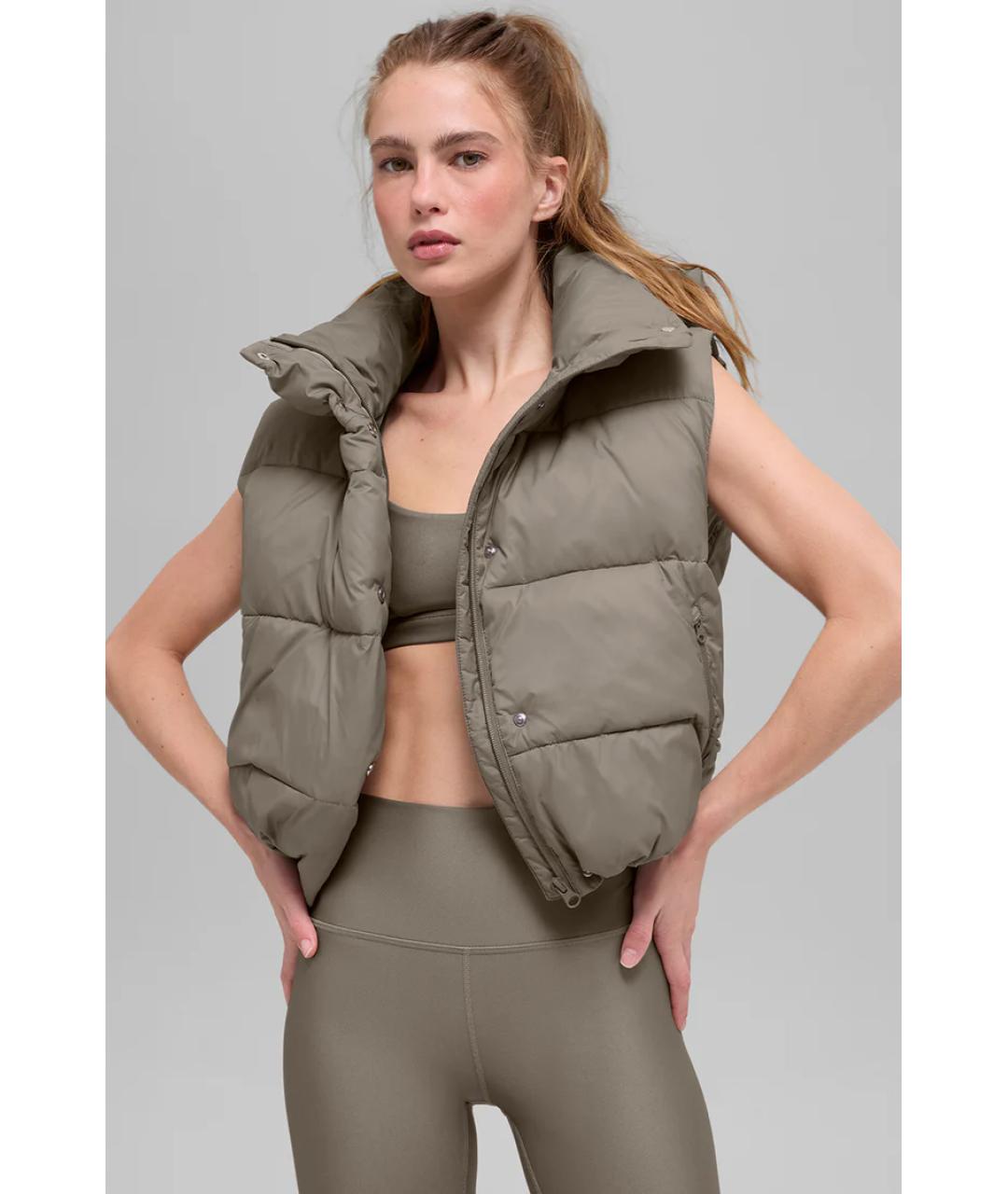 ALO YOGA Бежевый жилет, фото 5