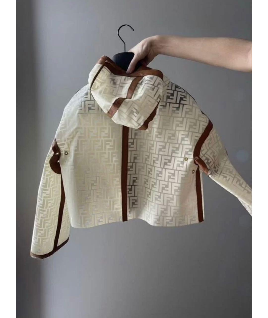 FENDI Мульти полиуретановая куртка, фото 2