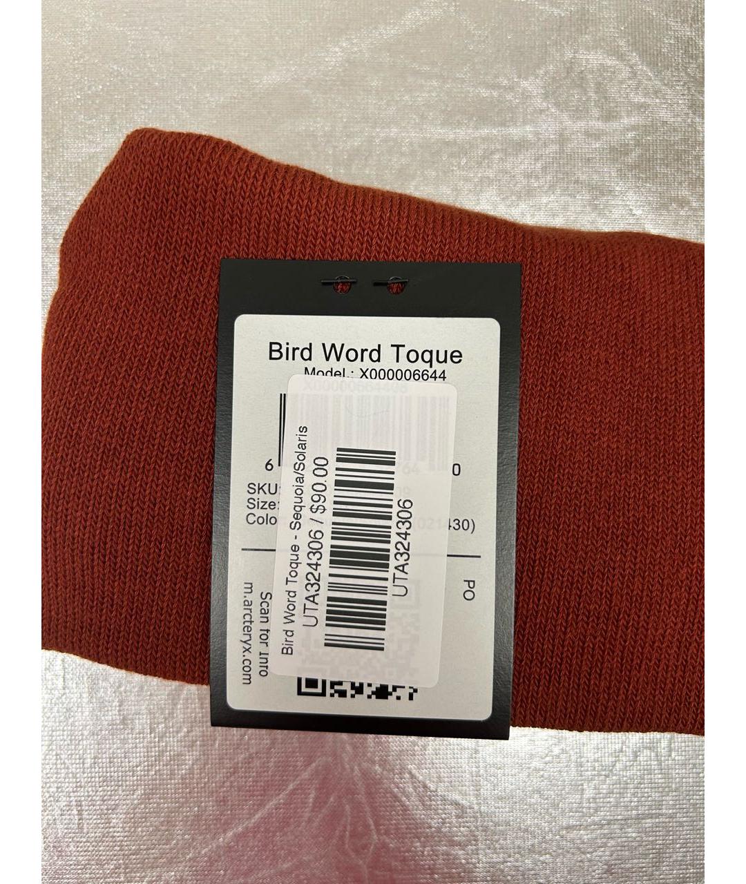 ARCTERYX Красная синтетическая шапка, фото 4