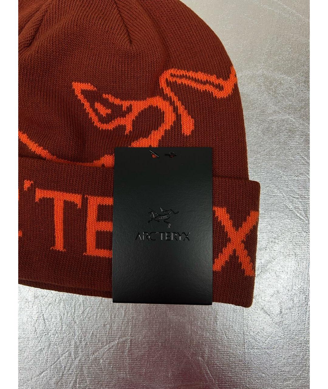 ARCTERYX Красная синтетическая шапка, фото 3