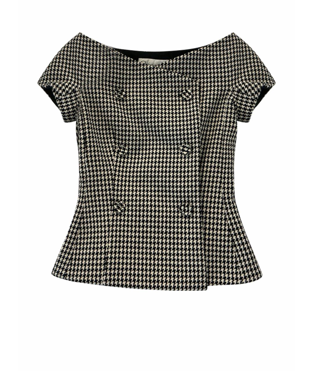 CHRISTIAN DIOR Серый шерстяной жакет/пиджак, фото 1