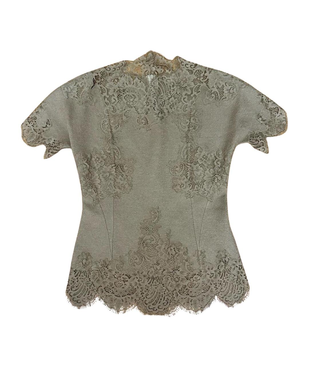 ERMANNO SCERVINO Бежевый шерстяной костюм с юбками, фото 8