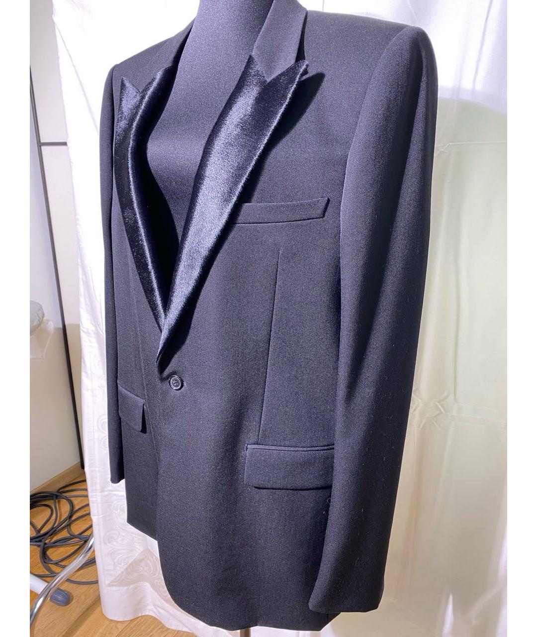 CHRISTIAN DIOR Черный шерстяной жакет/пиджак, фото 8