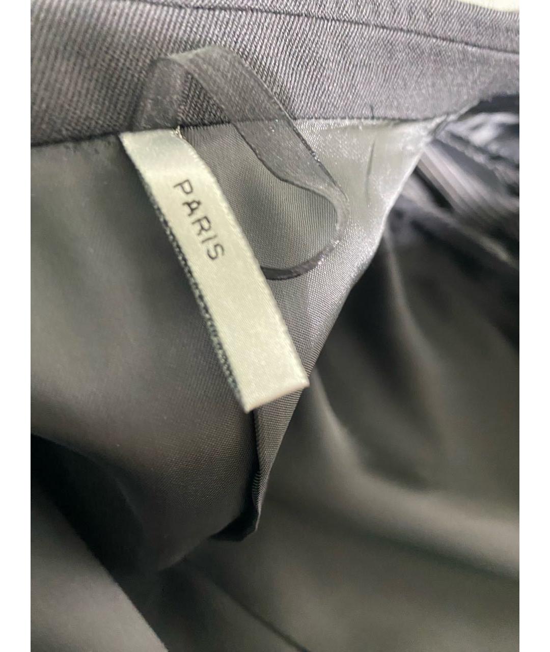 CHRISTIAN DIOR Черный шерстяной жакет/пиджак, фото 7