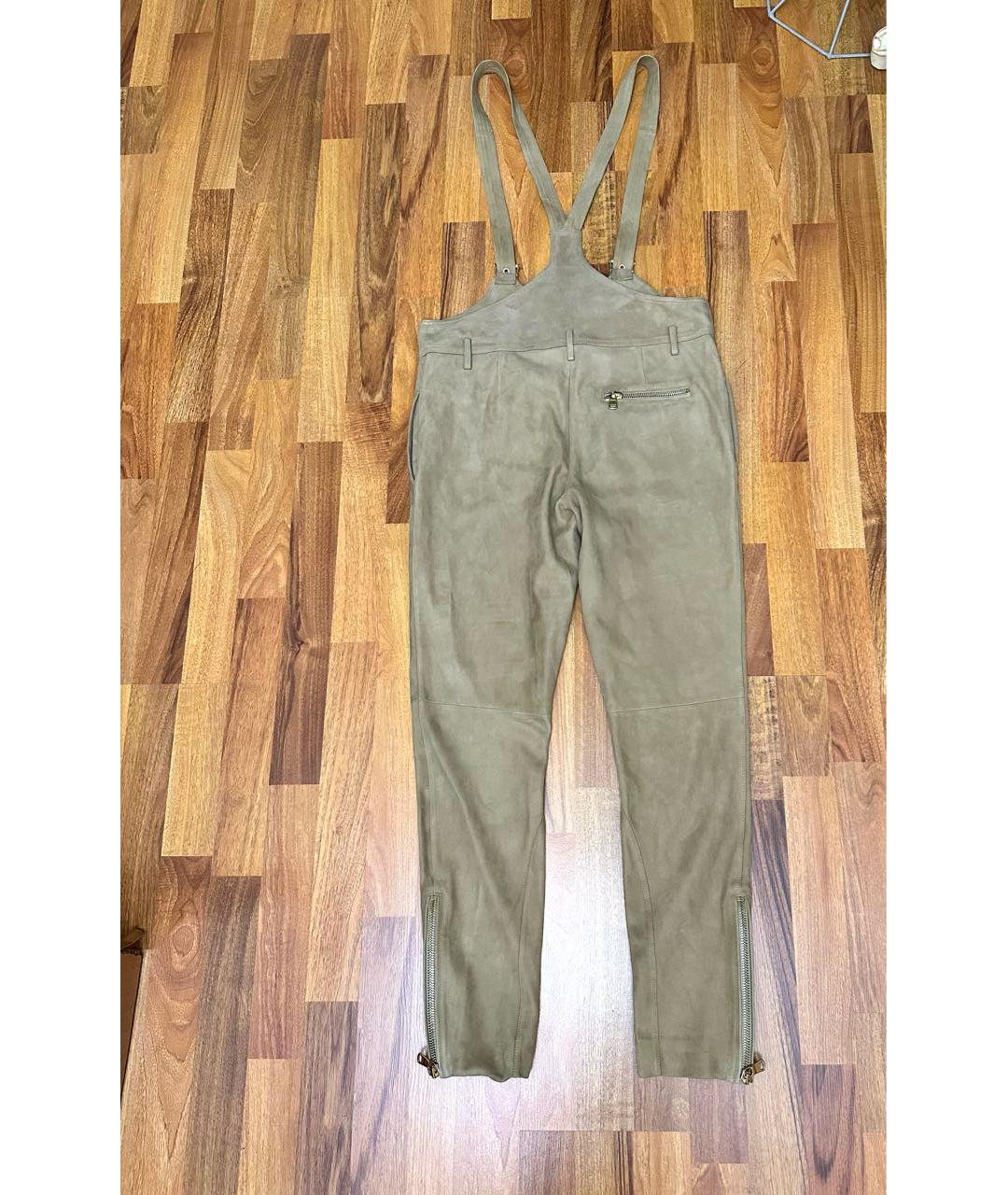 EMILIO PUCCI Бежевый замшевый комбинезон, фото 2