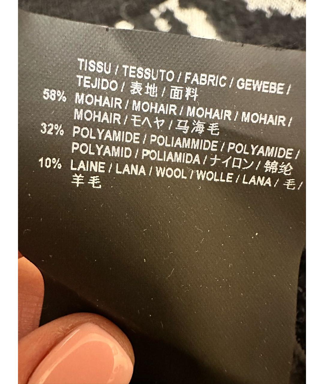 SAINT LAURENT Черный шерстяной джемпер / свитер, фото 6