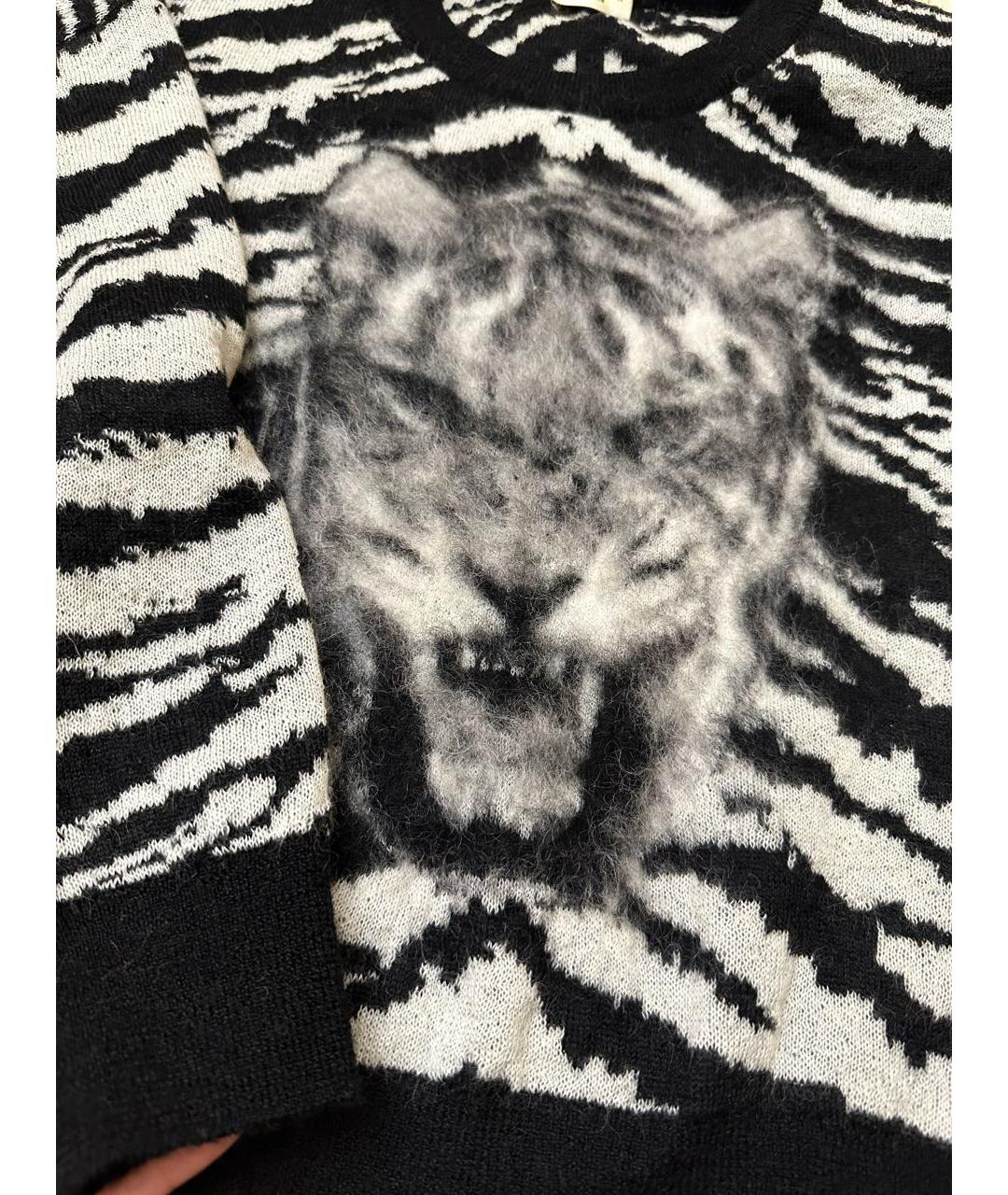 SAINT LAURENT Черный шерстяной джемпер / свитер, фото 4