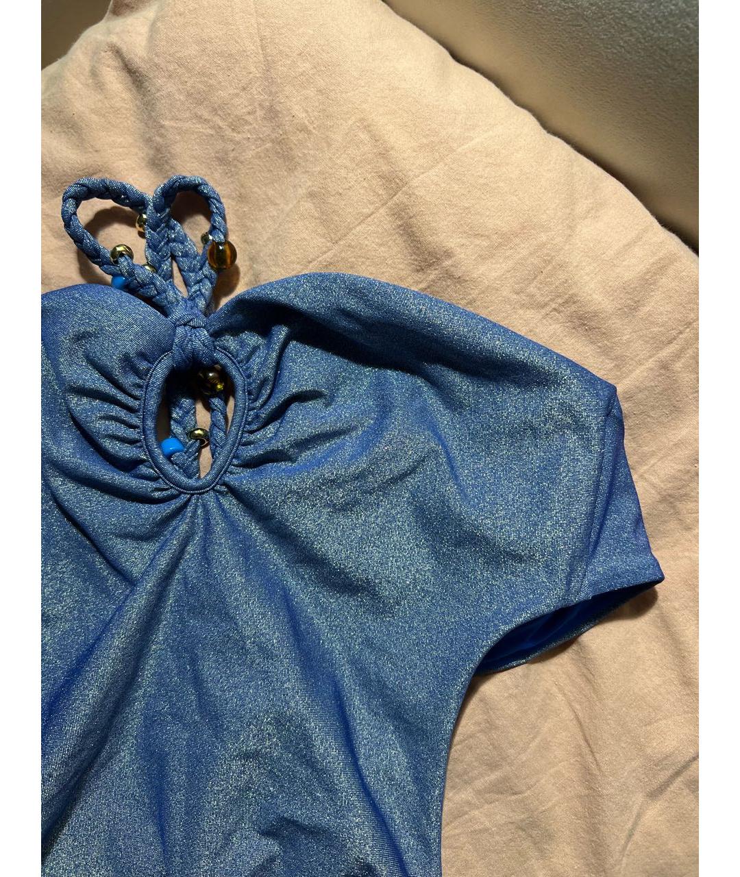 WOLFORD Серебрянный синтетический купальник, фото 2