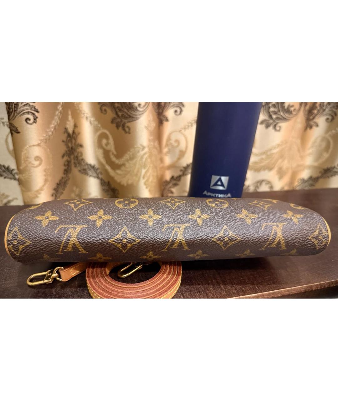 LOUIS VUITTON Коричневая сумка через плечо, фото 7