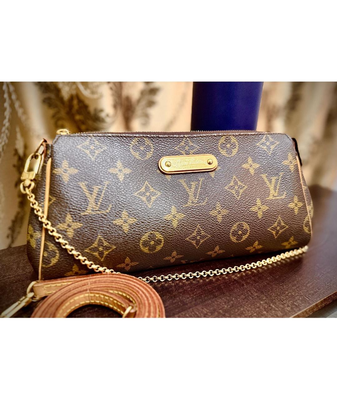 LOUIS VUITTON Коричневая сумка через плечо, фото 9
