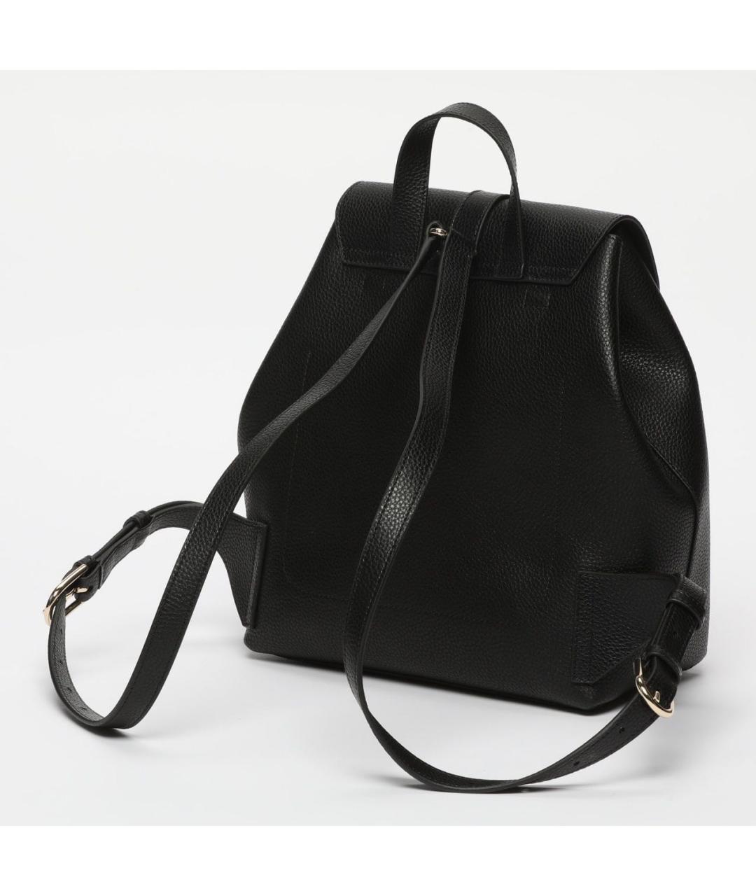 FURLA Черный кожаный рюкзак, фото 2