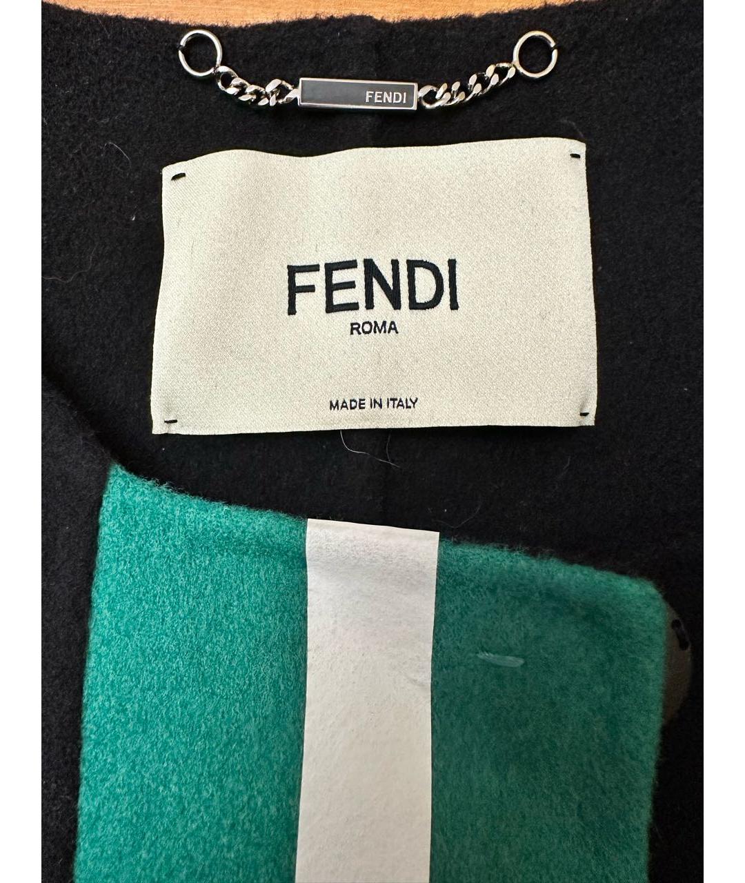 FENDI Мульти шерстяное пальто, фото 4