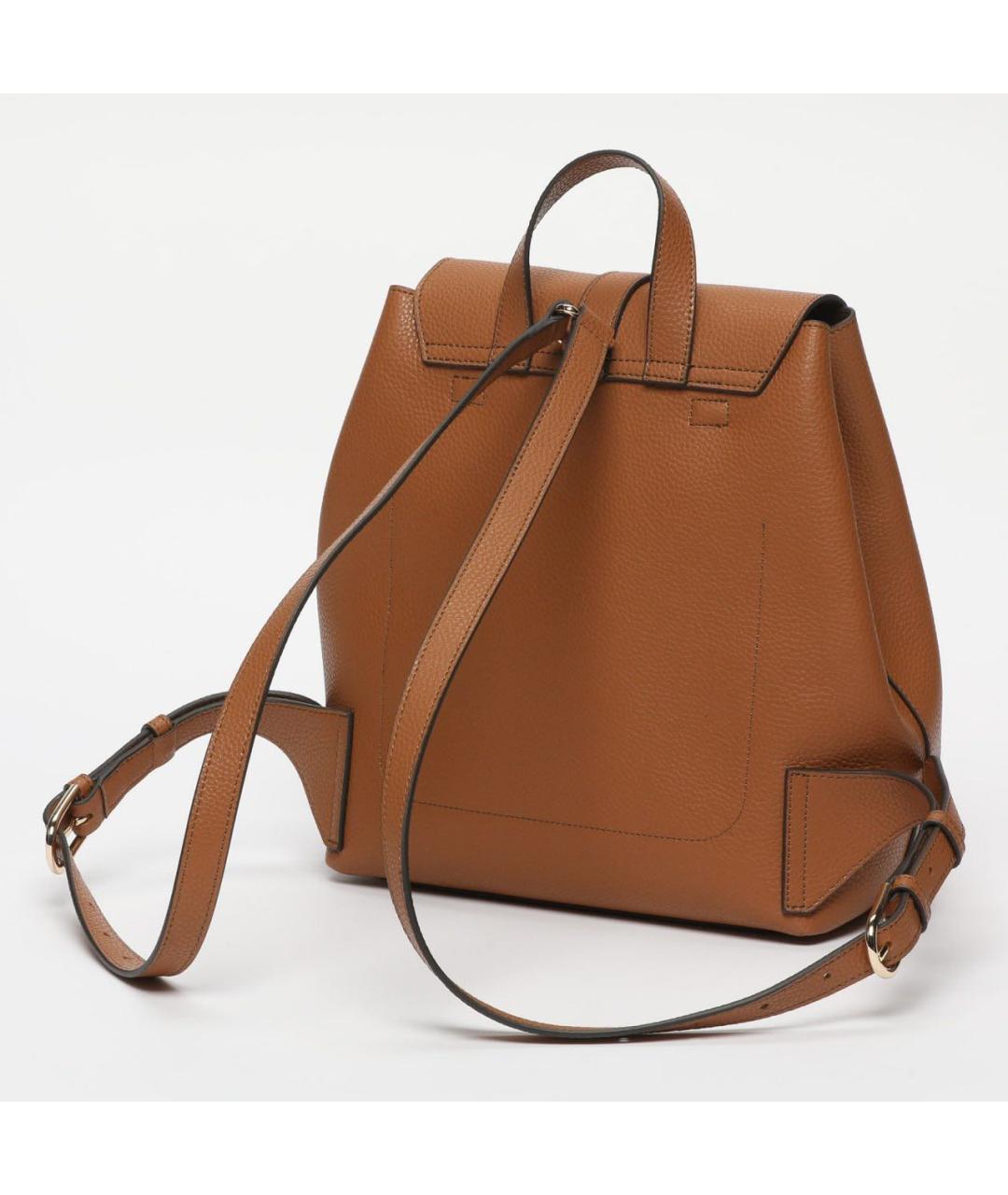 FURLA Коричневый кожаный рюкзак, фото 2