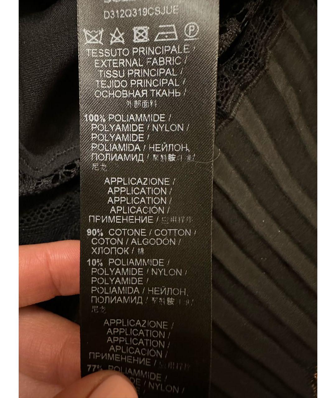 ERMANNO SCERVINO Черное шелковое вечернее платье, фото 7