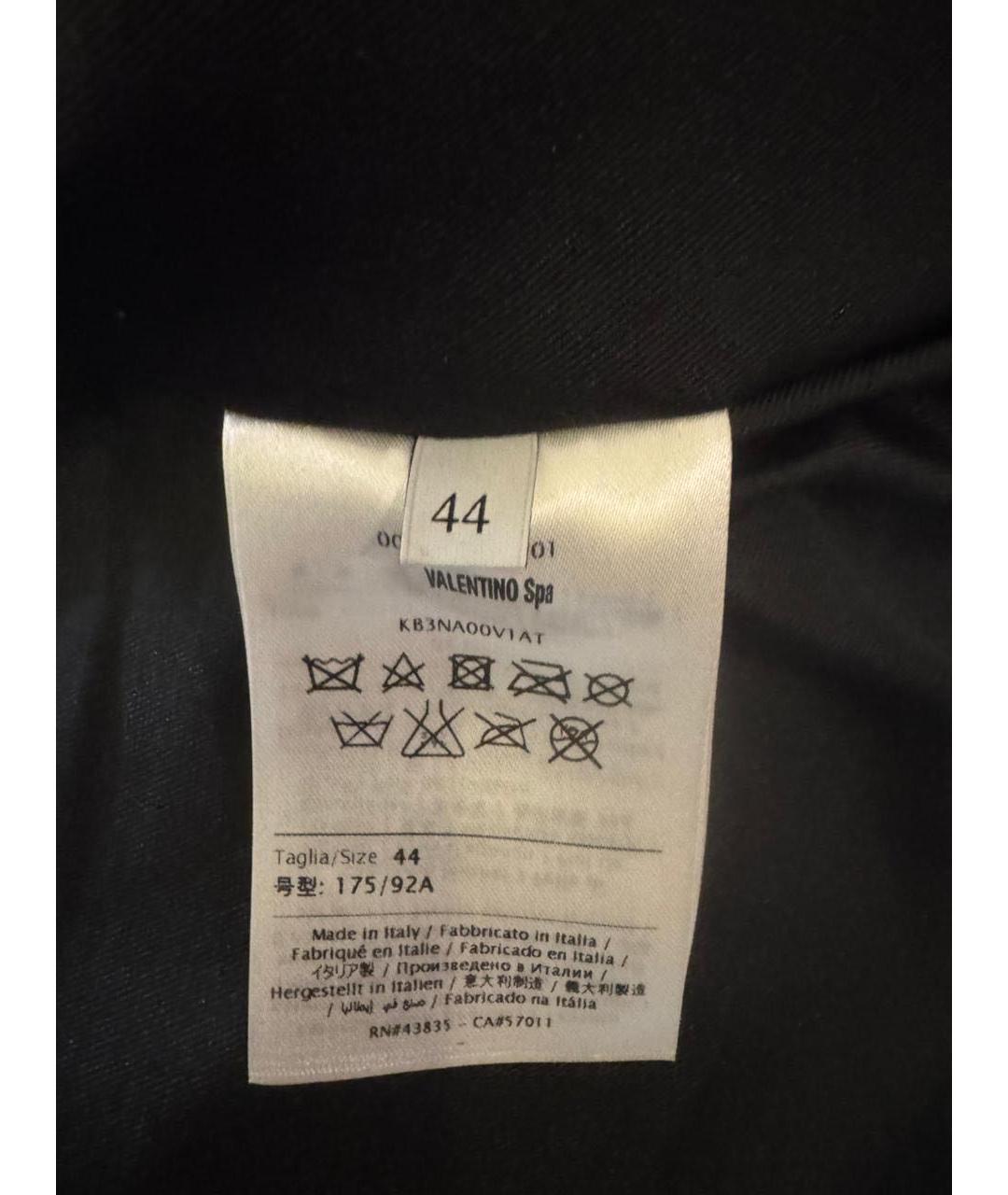 VALENTINO Черная кожаная куртка, фото 7