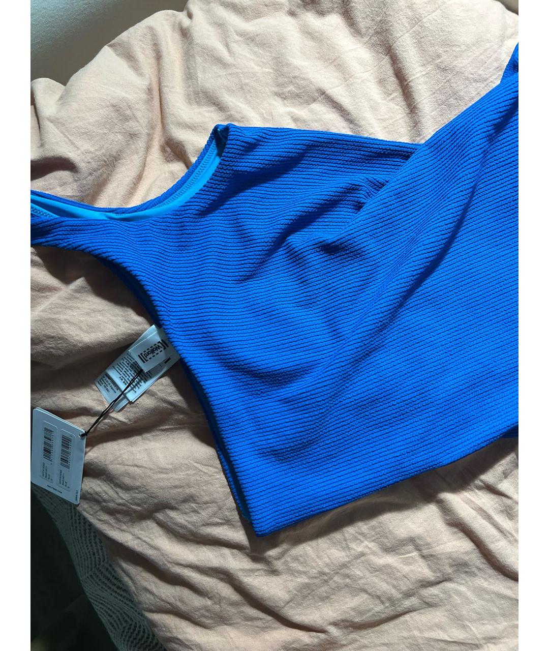 WOLFORD Синий синтетический купальник, фото 4