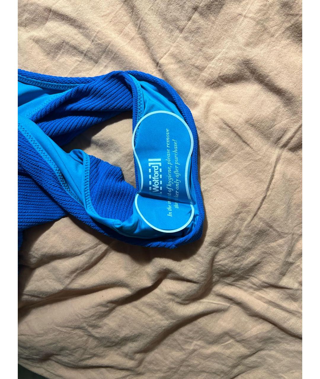 WOLFORD Синий синтетический купальник, фото 6