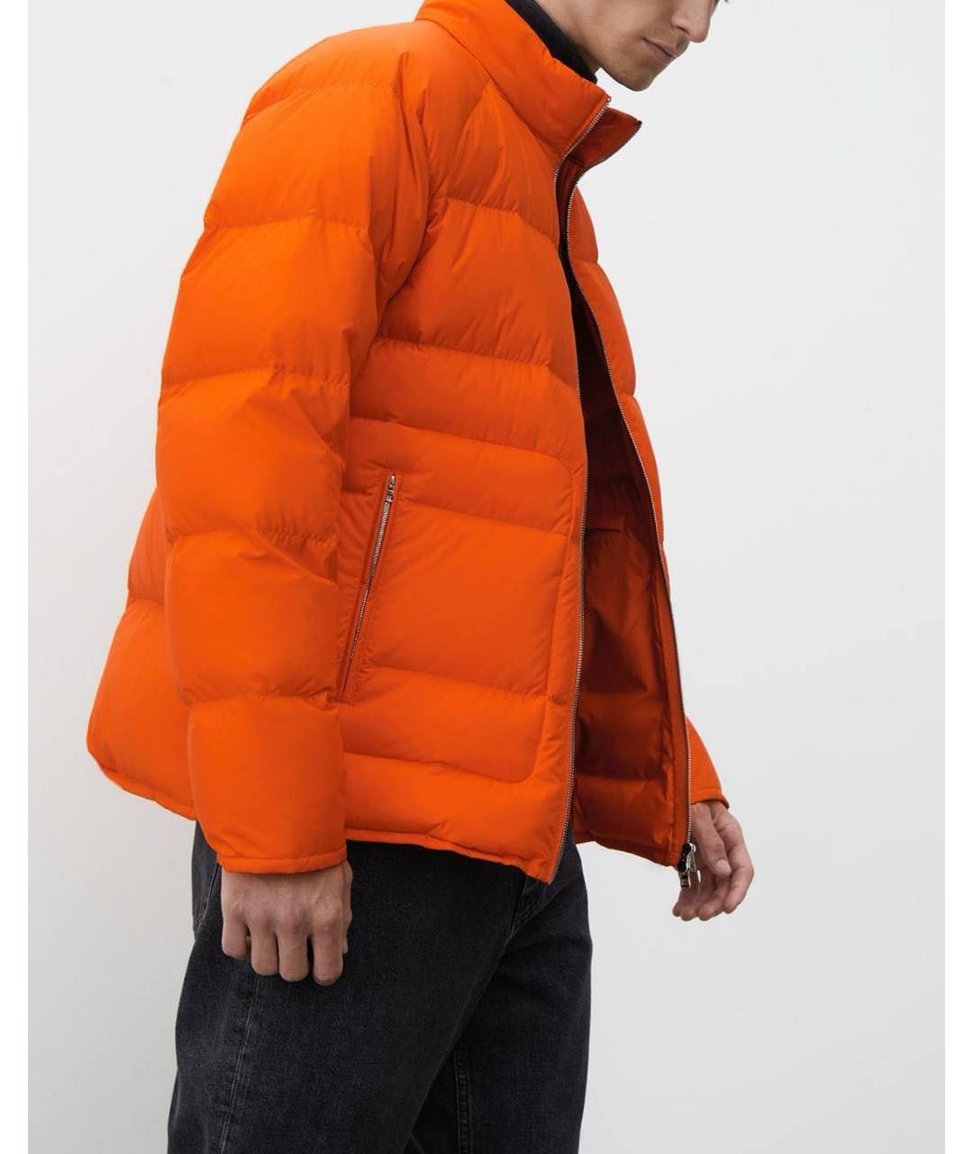 12 STOREEZ Оранжевый полиэстеровый пуховик, фото 5