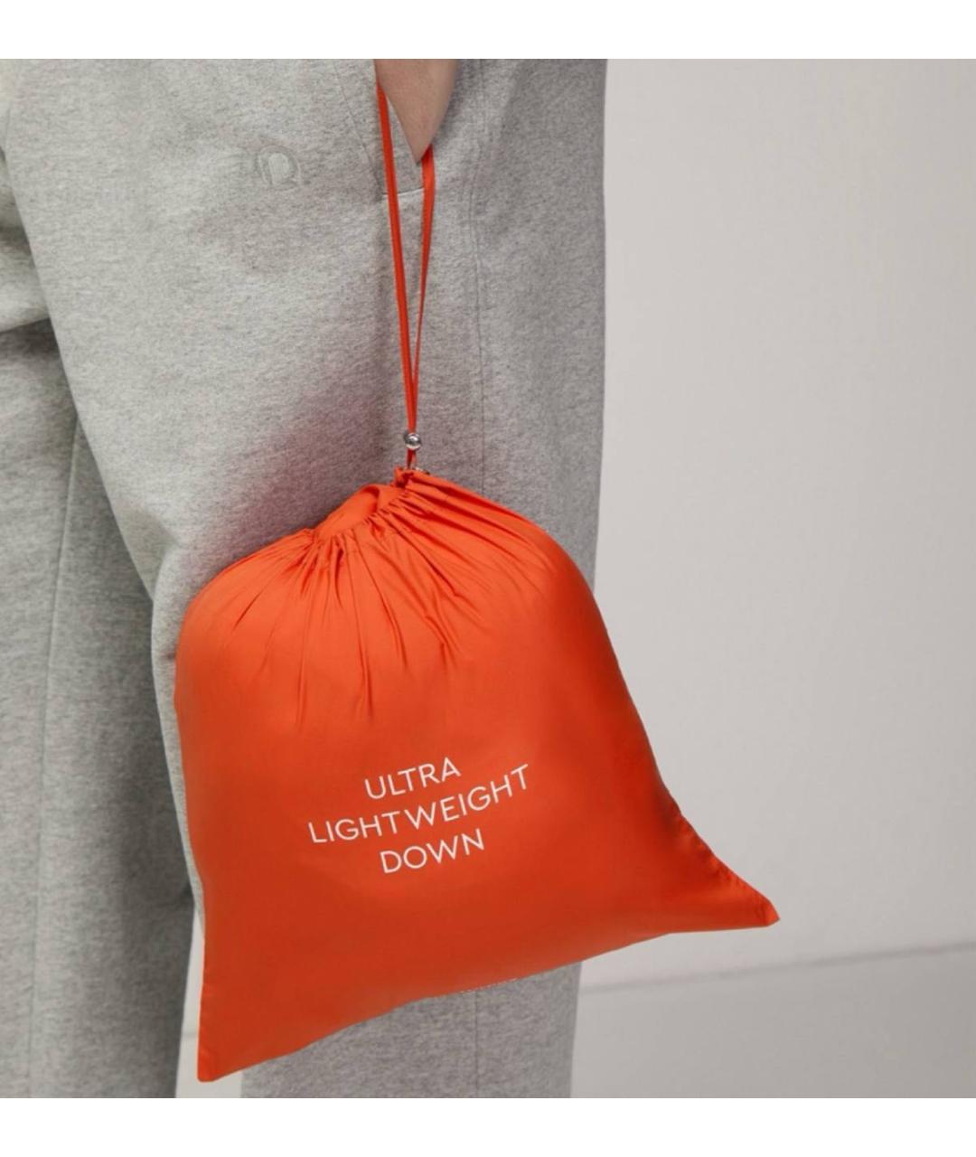 12 STOREEZ Оранжевый полиэстеровый пуховик, фото 4