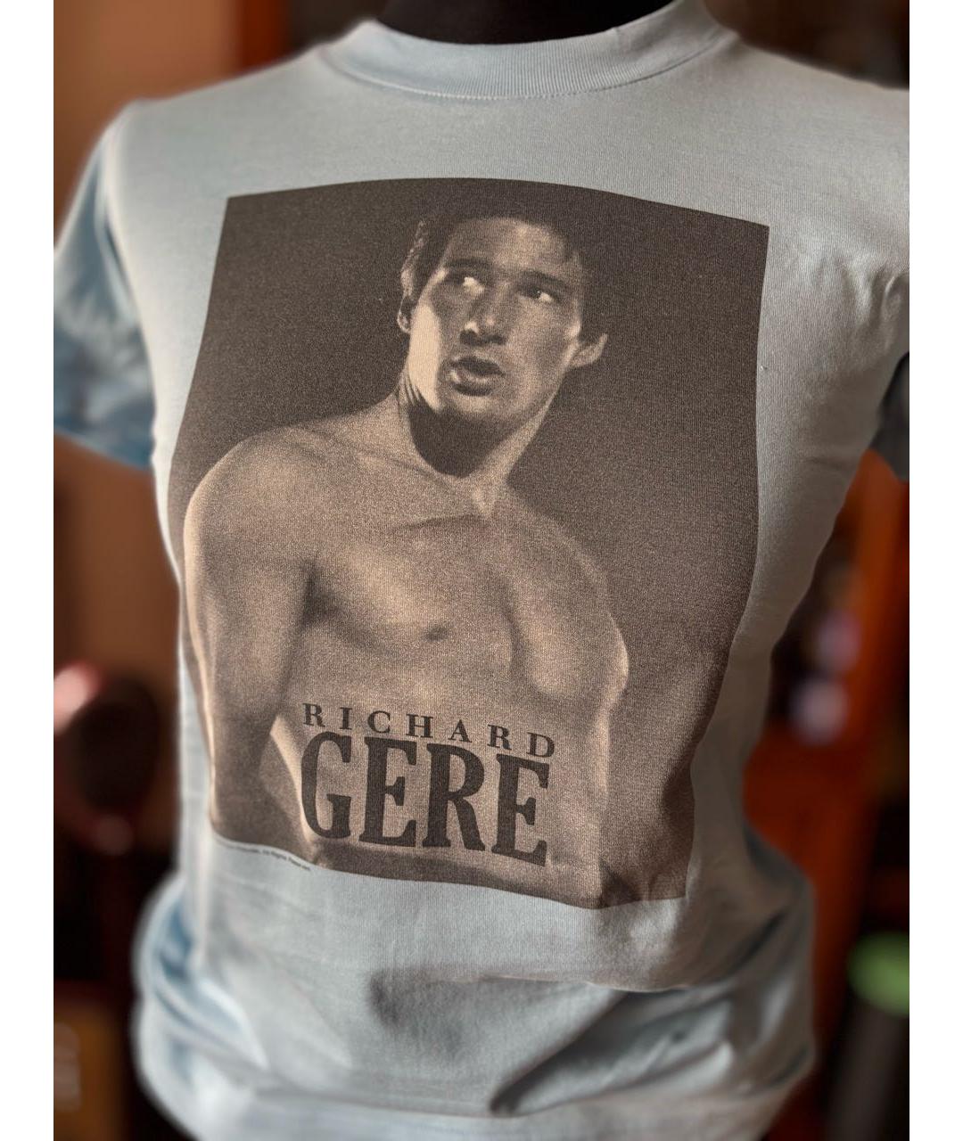 DOLCE&GABBANA Голубая хлопковая футболка, фото 3