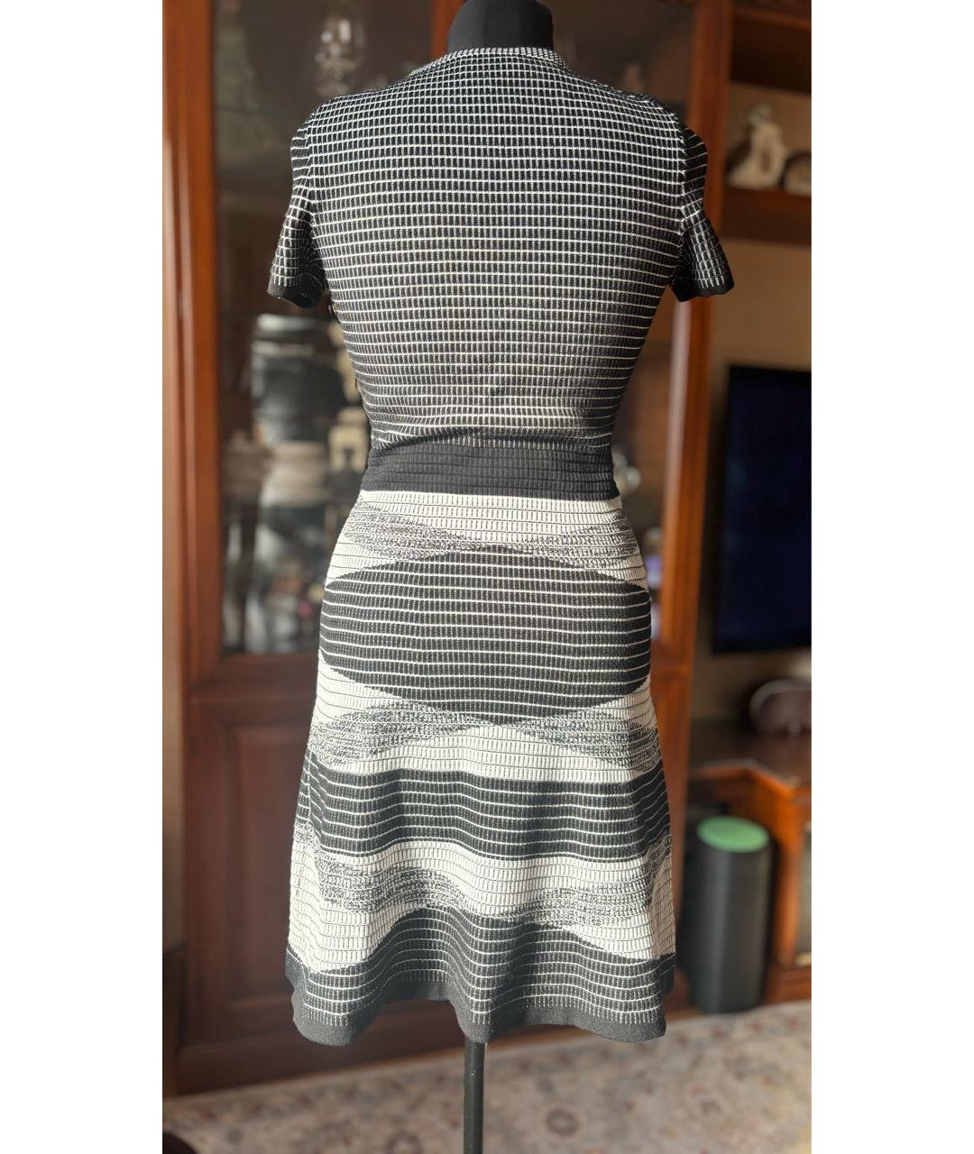 HUGO BOSS Серое вискозное повседневное платье, фото 4