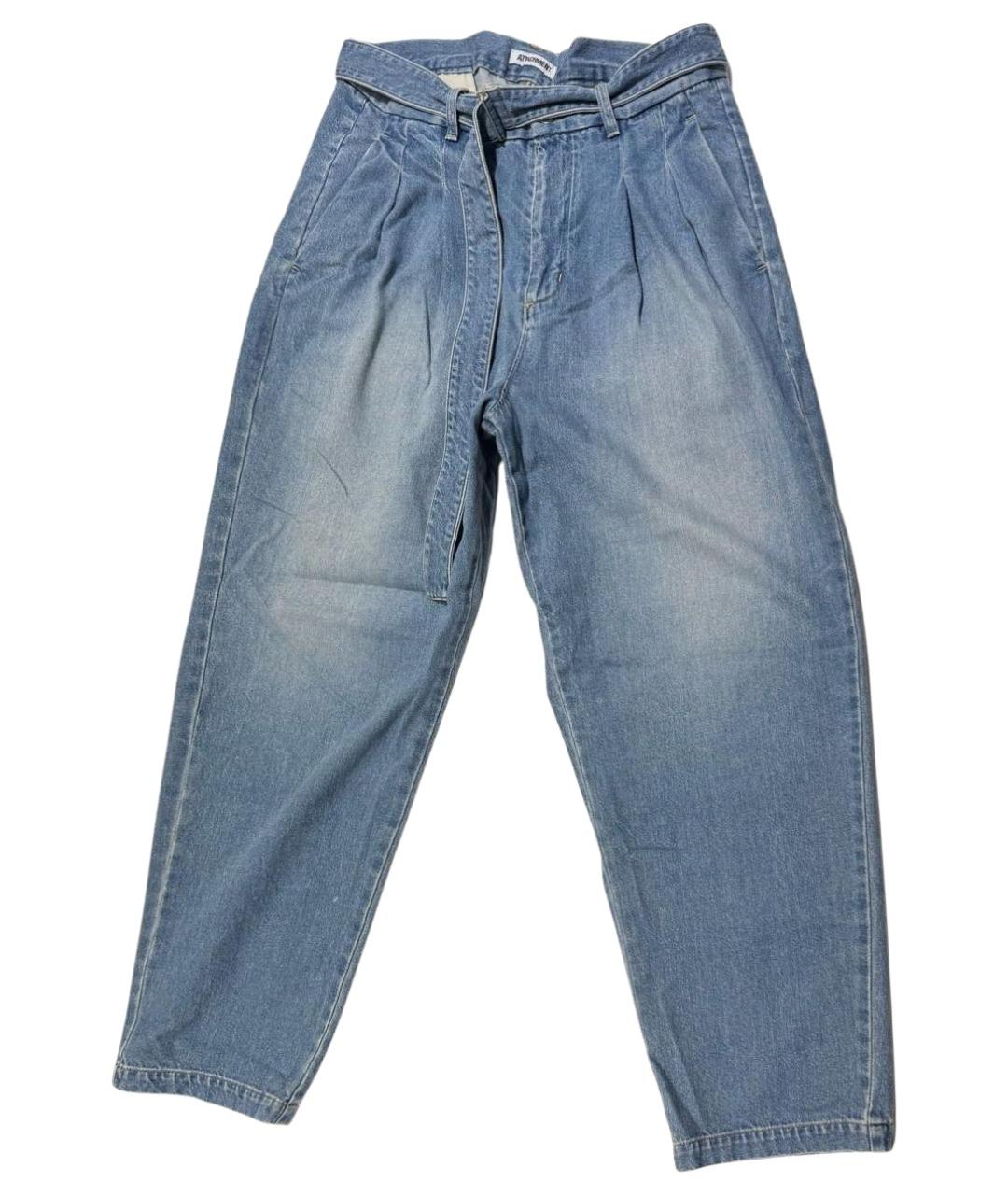 ATTACHMENT Голубые прямые джинсы, фото 1