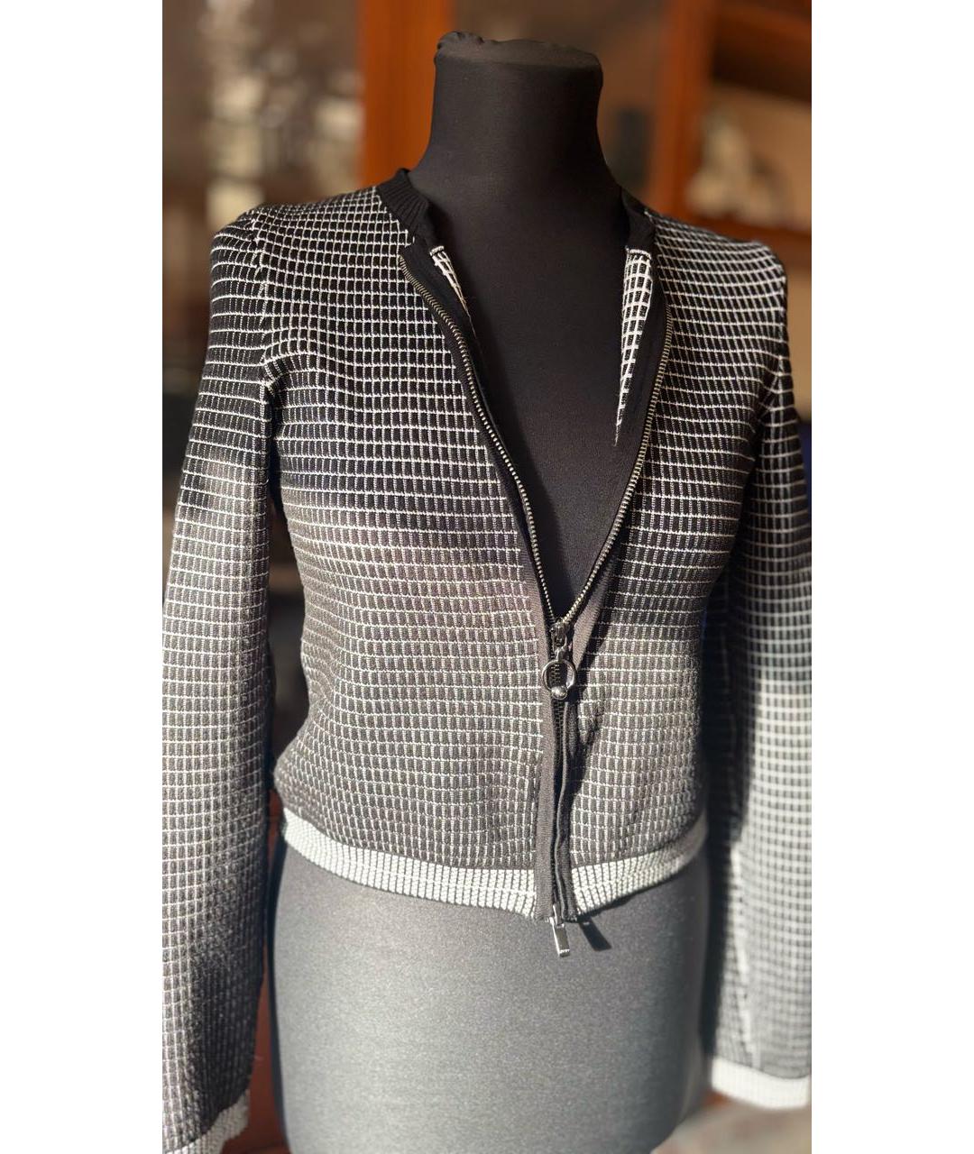 HUGO BOSS Серый вискозный жакет/пиджак, фото 3