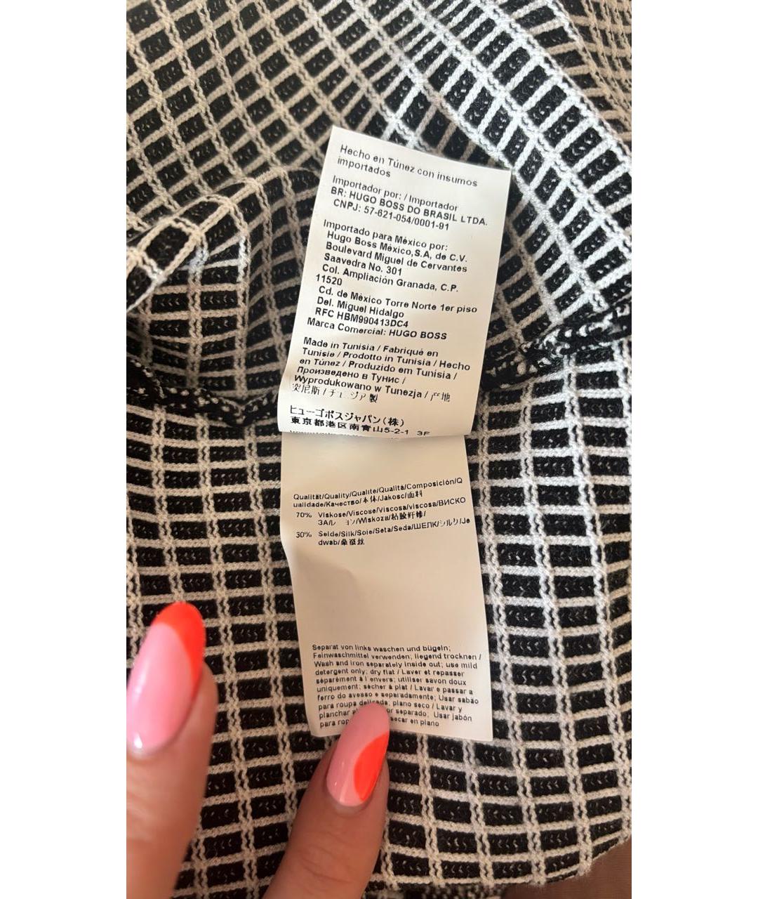 HUGO BOSS Серый вискозный жакет/пиджак, фото 7