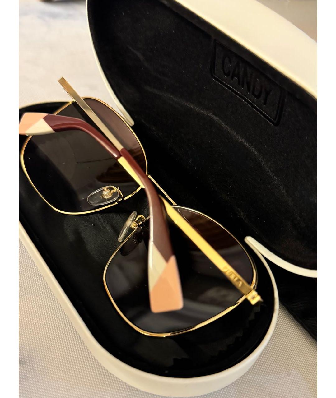 FURLA Мульти металлические солнцезащитные очки, фото 4