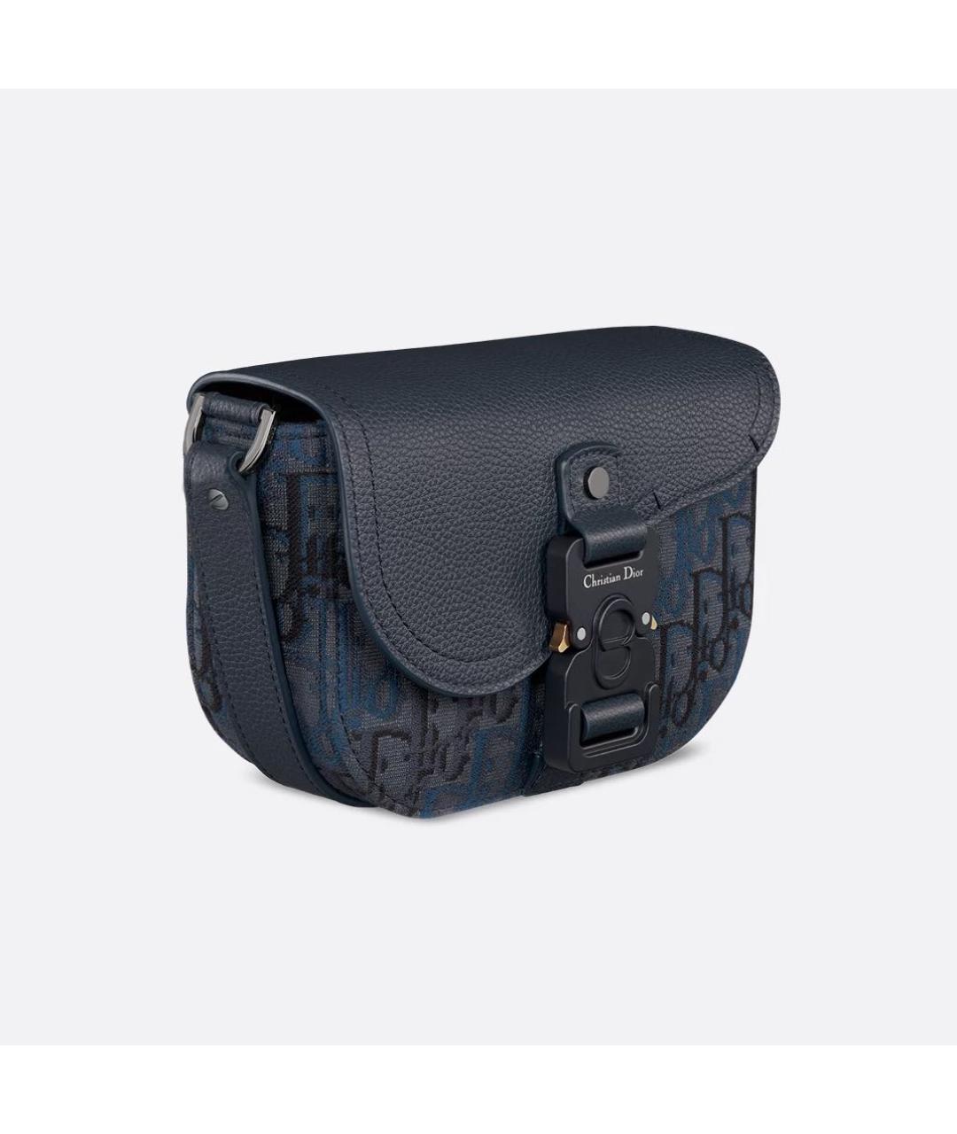 CHRISTIAN DIOR Темно-синяя сумка на плечо, фото 3