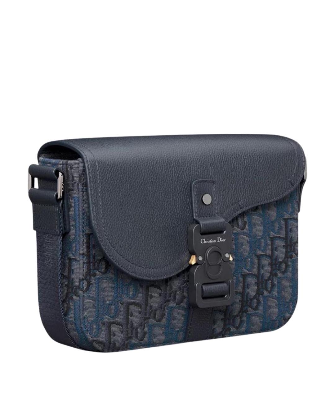 CHRISTIAN DIOR Темно-синяя сумка на плечо, фото 1