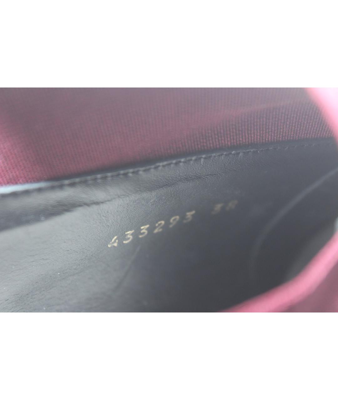 BALENCIAGA Бордовые текстильные кроссовки, фото 9