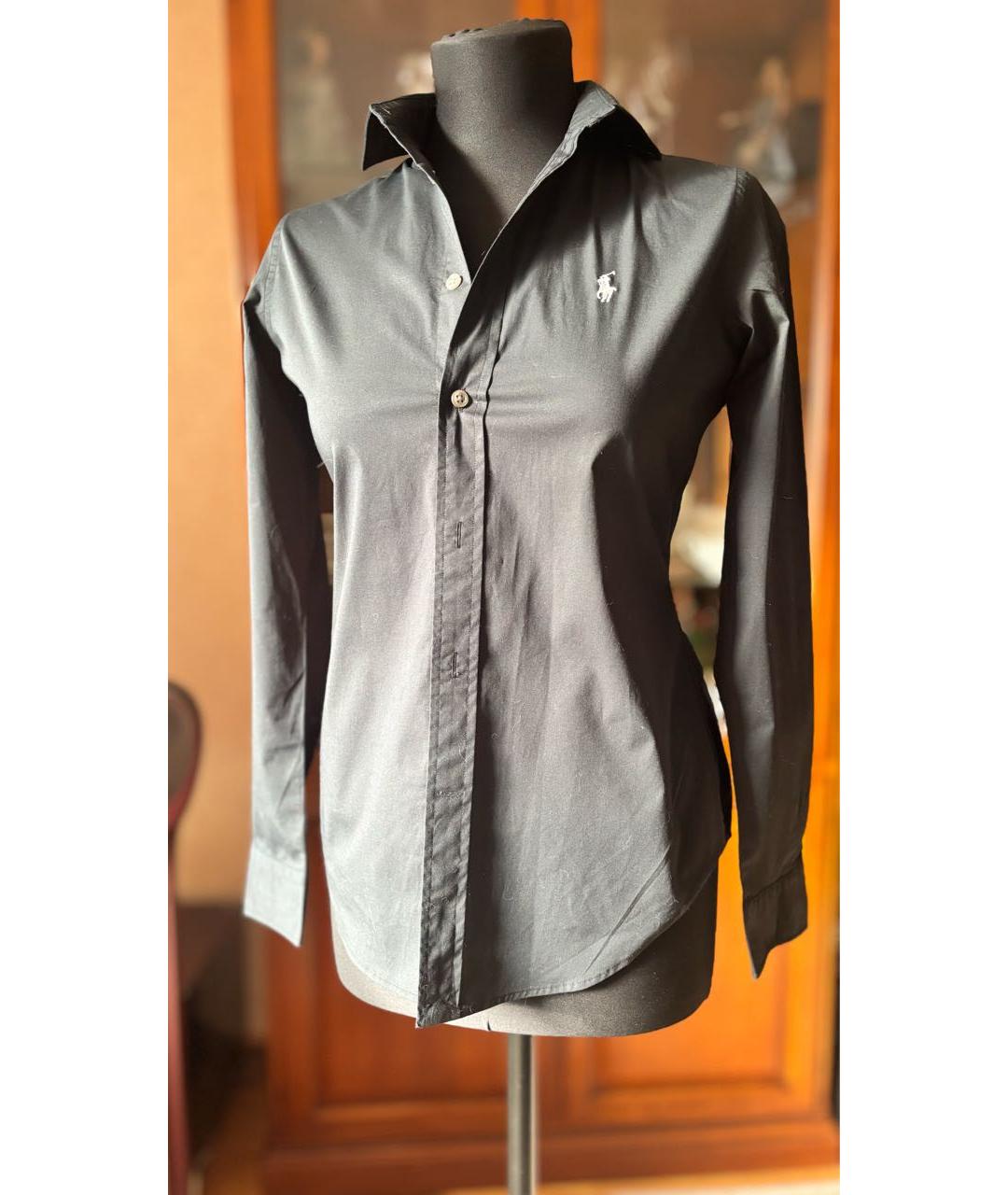 POLO RALPH LAUREN Черная хлопковая рубашка, фото 8