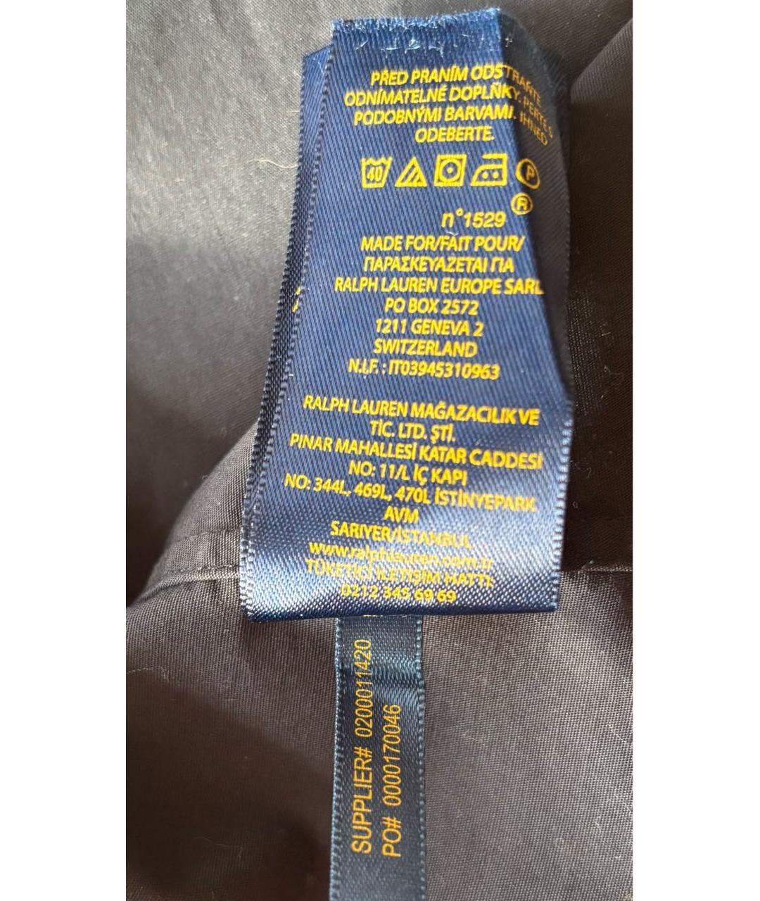 POLO RALPH LAUREN Черная хлопковая рубашка, фото 7