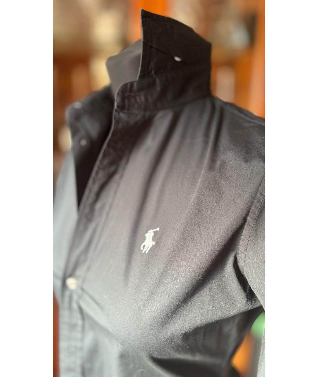 POLO RALPH LAUREN Черная хлопковая рубашка, фото 3