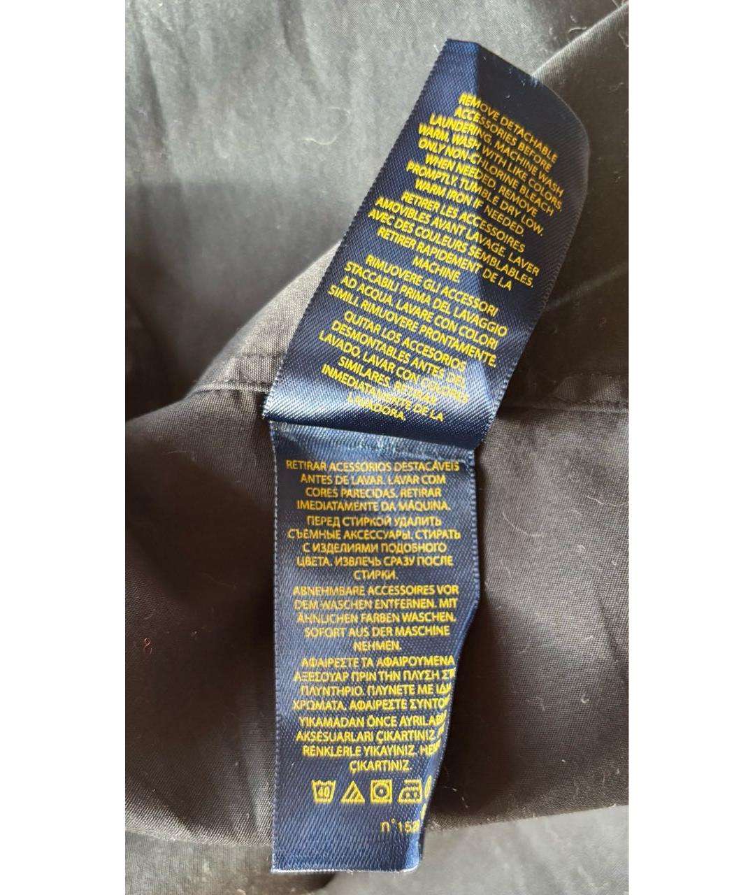 POLO RALPH LAUREN Черная хлопковая рубашка, фото 5