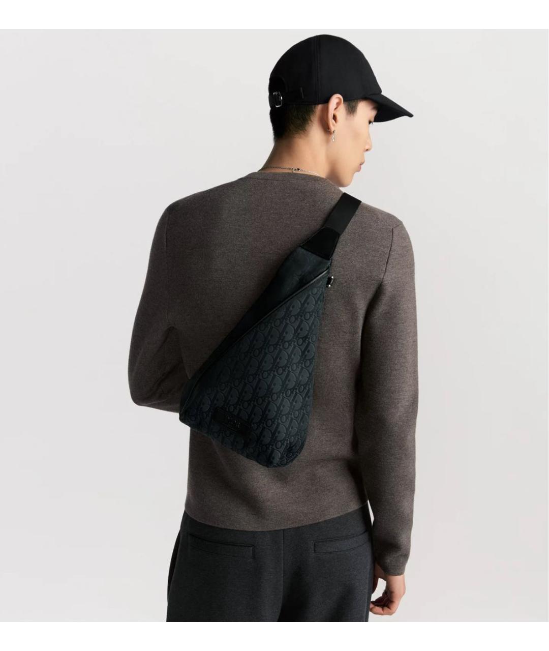 CHRISTIAN DIOR Черная барсетка, фото 2