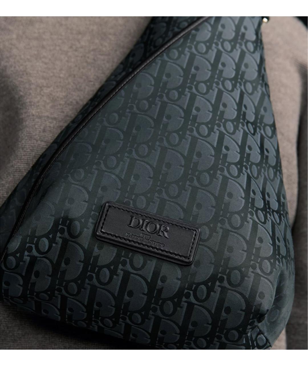CHRISTIAN DIOR Черная барсетка, фото 3