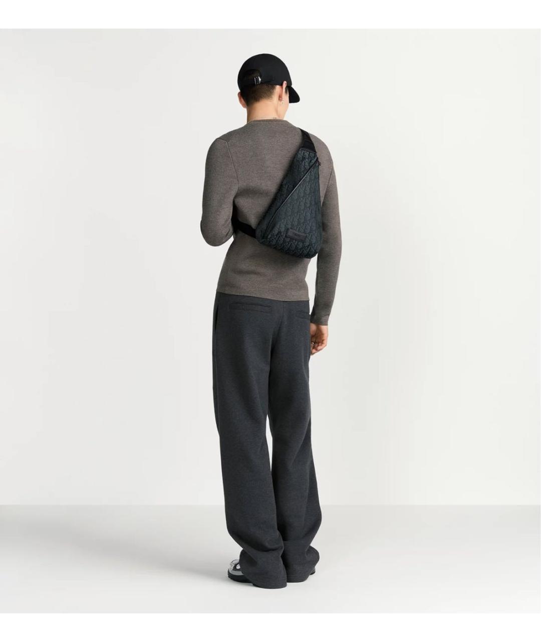 CHRISTIAN DIOR Черная барсетка, фото 4