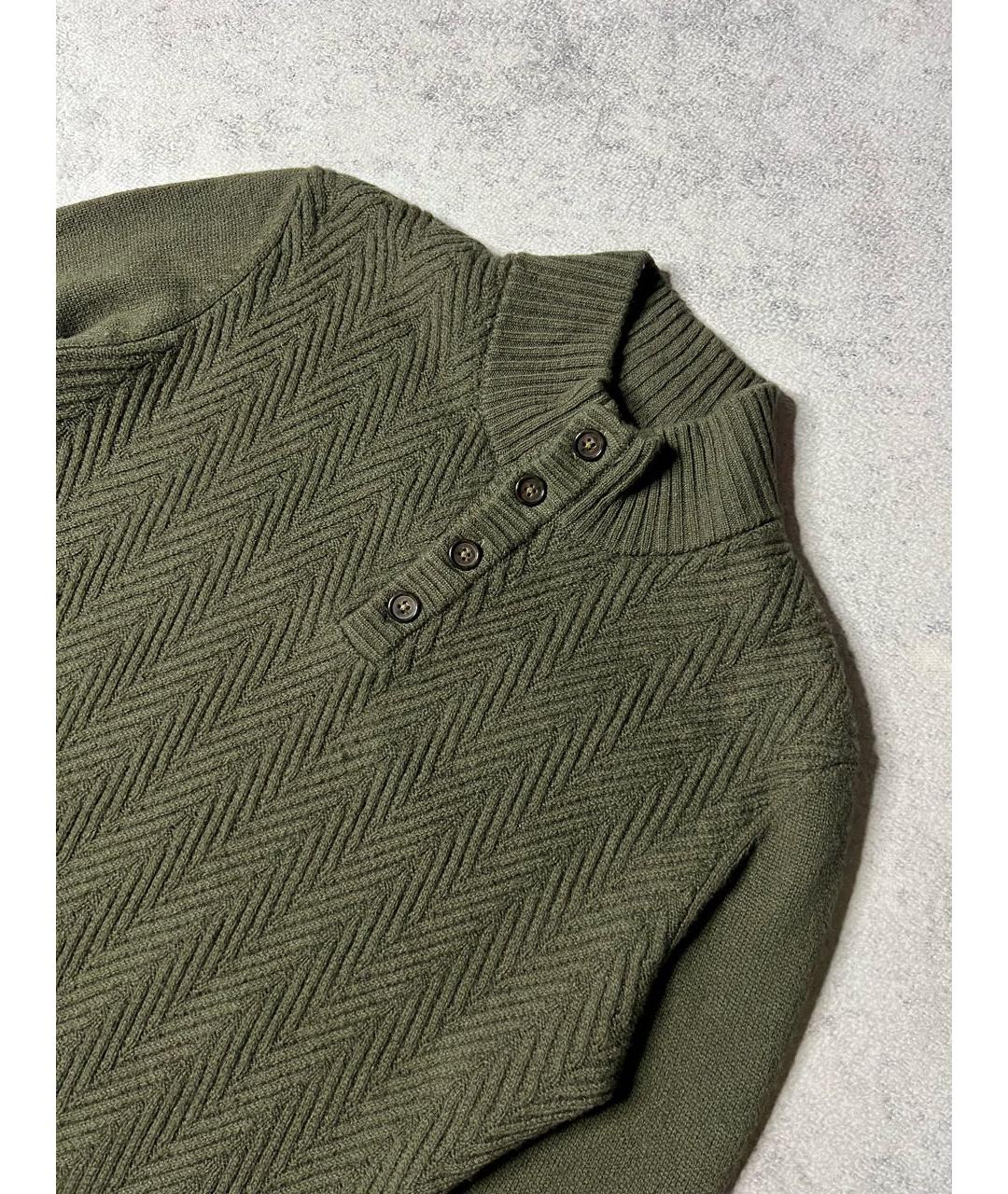 CORNELIANI Хаки шерстяной джемпер / свитер, фото 3