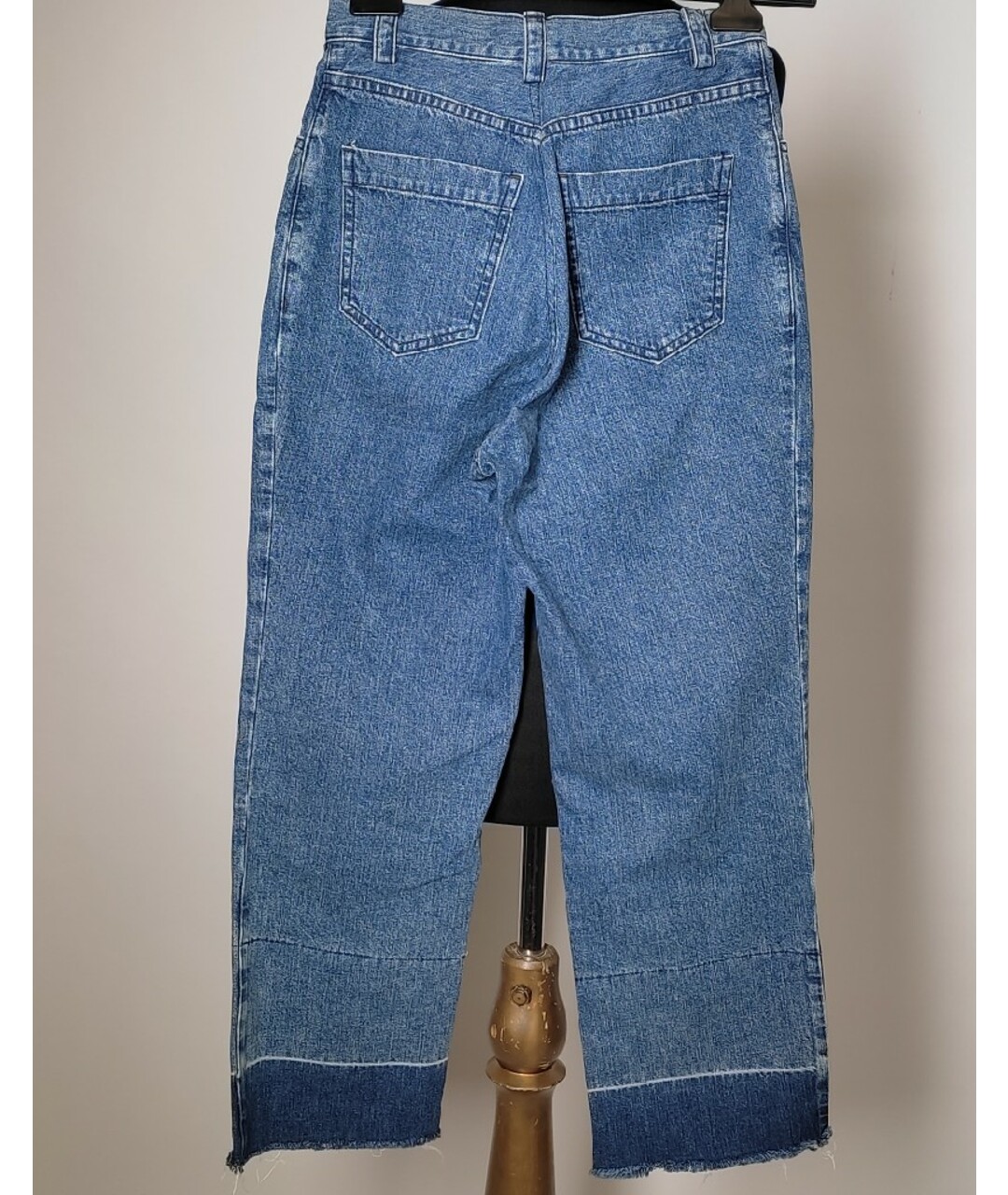 RACHEL COMEY Синие хлопковые прямые джинсы, фото 2
