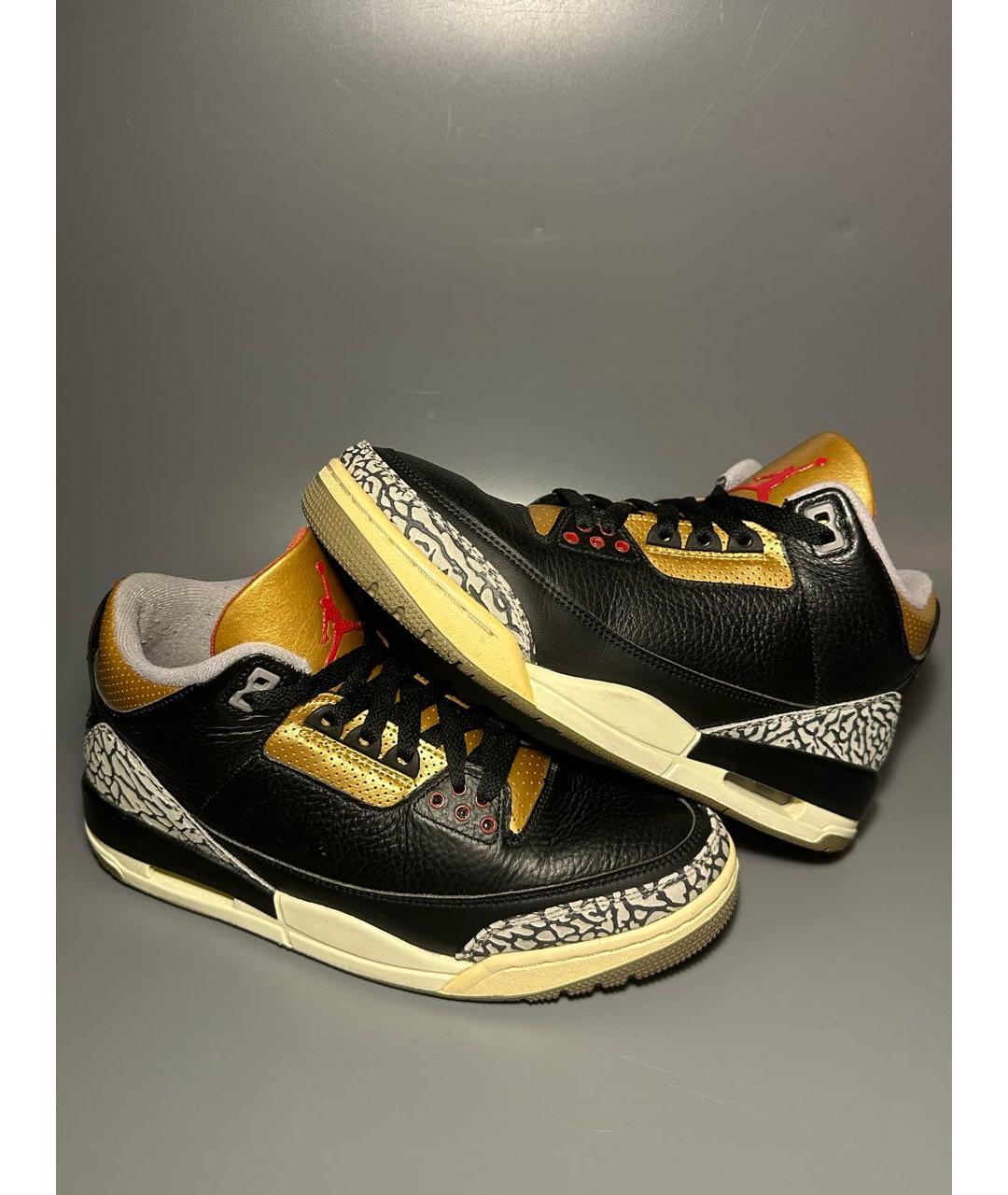 JORDAN Мульти кожаные высокие кроссовки / кеды, фото 6