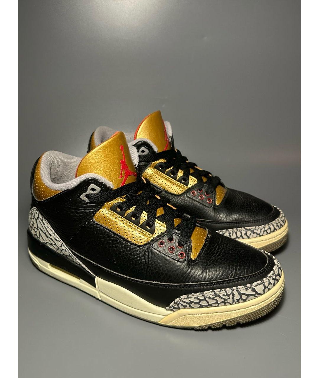 JORDAN Мульти кожаные высокие кроссовки / кеды, фото 5