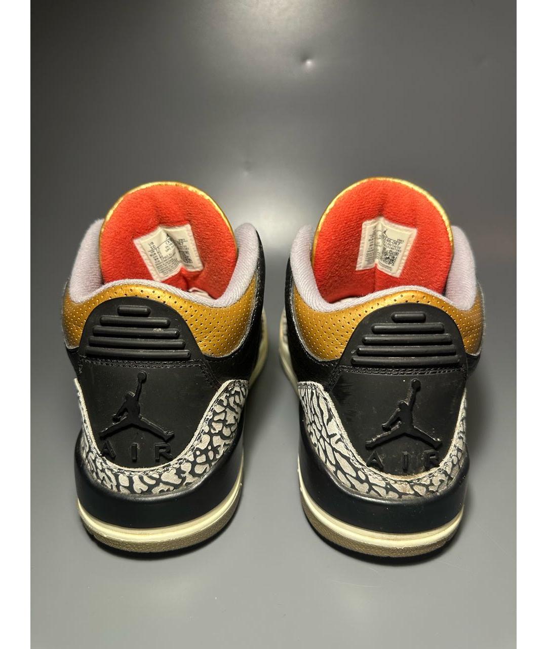 JORDAN Мульти кожаные высокие кроссовки / кеды, фото 4