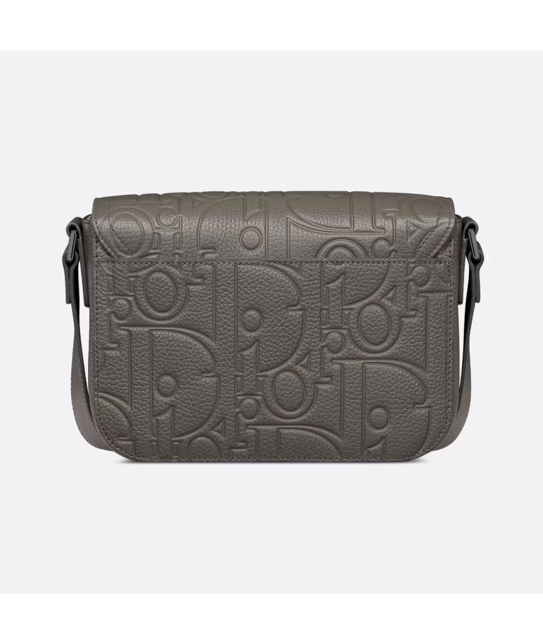 CHRISTIAN DIOR Коричневая кожаная сумка на плечо, фото 2