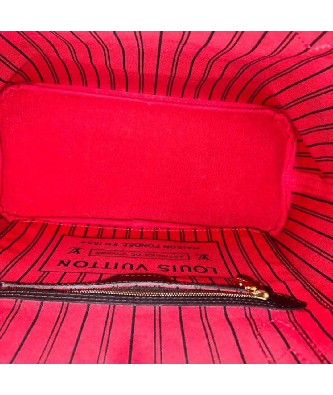 LOUIS VUITTON Коричневая сумка тоут, фото 3