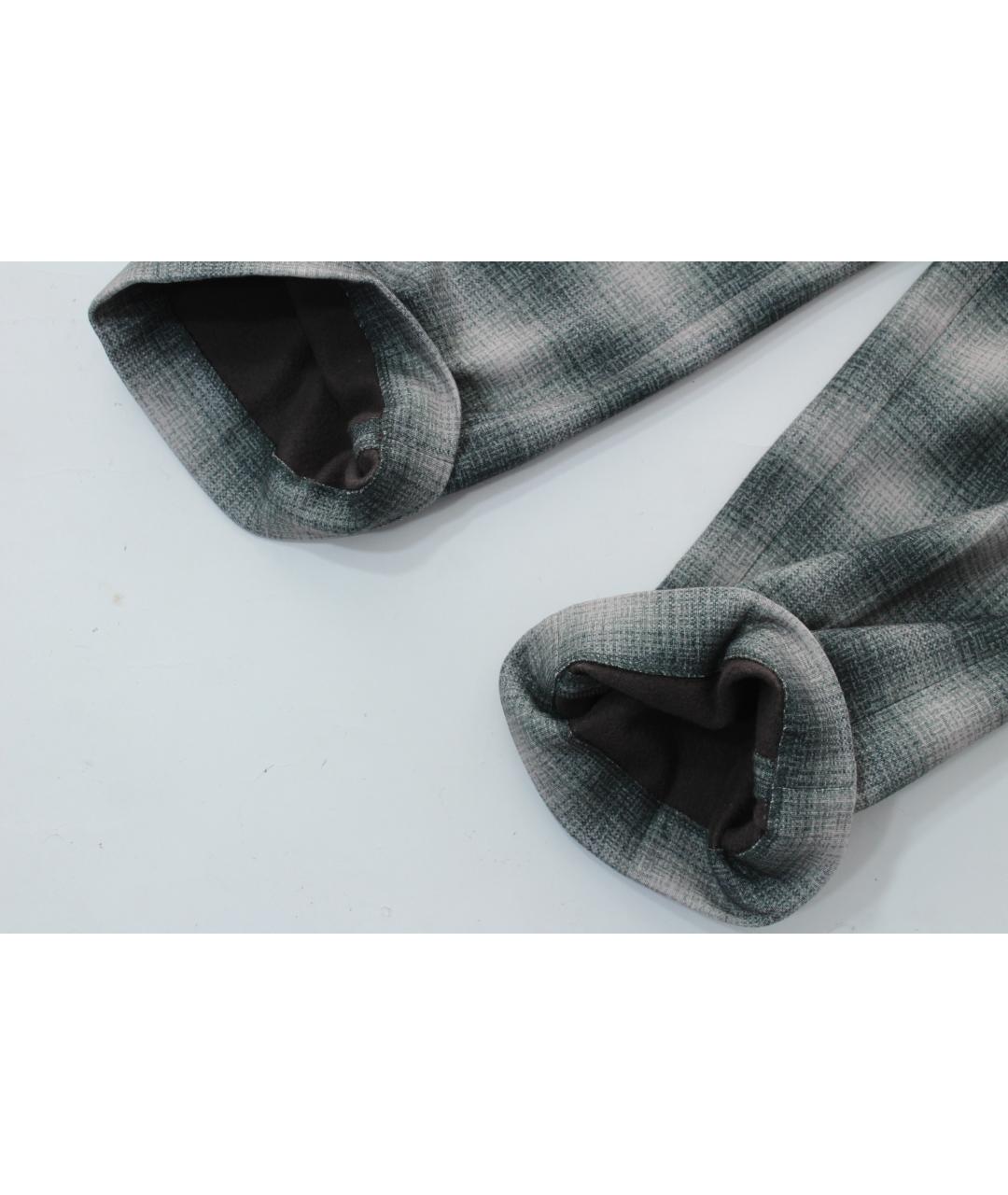 CIRCOLO 1901 Мульти шерстяные прямые брюки, фото 9