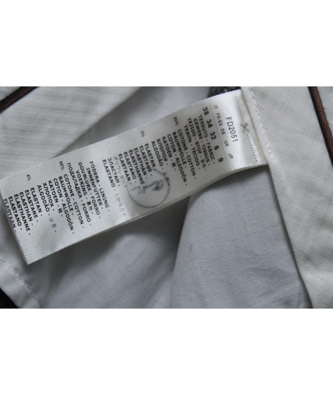 CIRCOLO 1901 Мульти шерстяные прямые брюки, фото 6